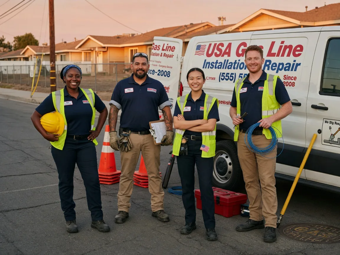 Gas Line Installation company in Johannesburg, CA